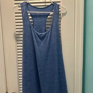 Champion Blue Sleeveless Relaxed Backless Tank Top
